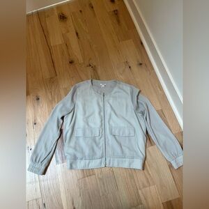 J Crew Womens Sheer Bomber Jacket